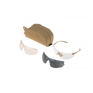 Защитные тактические очки Combat protective glasses (Kit) - sand [Bolle]